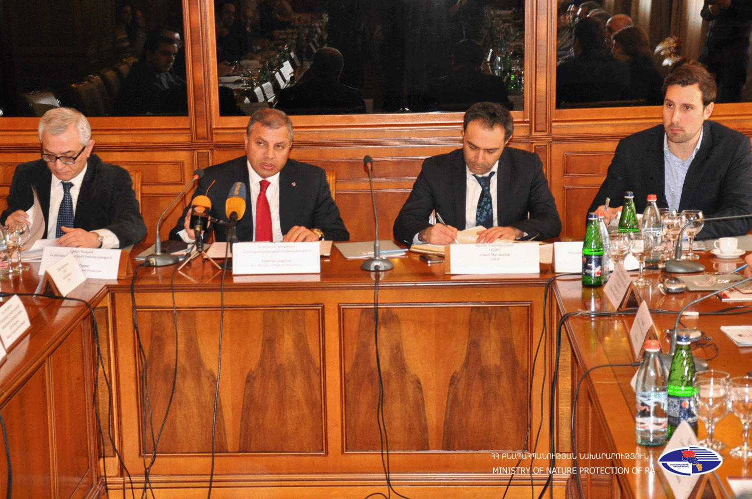 A round table towards the 21st conference on the UN “ Climate Change Framework Convention” was held at “Russia” hotel in Tsakhadzor.